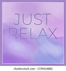 Das Zeichenvektorposter für die Aquarellmalerei, Das violette Motivationspopster, Das Aquarellposter für die Geschenke