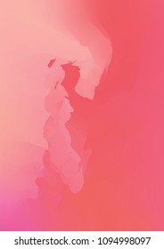 Watercolor hand drawn gradient background. Abstract vector illustration. Hand drawn painting, color splashing on the paper. Expressive abstract watercolor illustration for wallpapers and postcards.