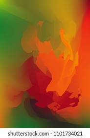 Watercolor hand drawn gradient background. Abstract vector illustration. Hand drawn painting, color splashing on the paper. Expressive abstract watercolor illustration for wallpapers and postcards.