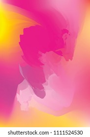 Watercolor hand drawn gradient background. Abstract vector illustration. Hand drawn painting, color splashing on the paper. Expressive abstract watercolor illustration for wallpapers and postcards.