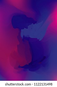 Watercolor hand drawn gradient background. Abstract vector illustration. Hand drawn painting, color splashing on the paper. Expressive abstract watercolor illustration for wallpapers and postcards.