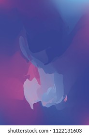 Watercolor hand drawn gradient background. Abstract vector illustration. Hand drawn painting, color splashing on the paper. Expressive abstract watercolor illustration for wallpapers and postcards.