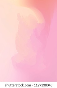 Watercolor hand drawn gradient background. Abstract vector illustration. Hand drawn painting, color splashing on the paper. Expressive abstract watercolor illustration for wallpapers and postcards.
