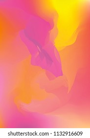 Watercolor hand drawn gradient background. Abstract vector illustration. Hand drawn painting, color splashing on the paper. Expressive abstract watercolor illustration for wallpapers and postcards.