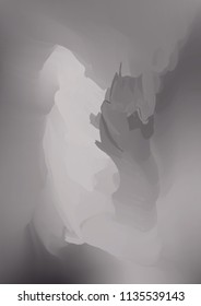 Watercolor hand drawn gradient background. Abstract vector illustration. Hand drawn painting, color splashing on the paper. Expressive abstract watercolor illustration for wallpapers and postcards.