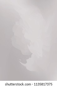 Watercolor hand drawn gradient background. Abstract vector illustration. Hand drawn painting, color splashing on the paper. Expressive abstract watercolor illustration for wallpapers and postcards.