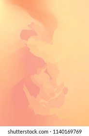Watercolor hand drawn gradient background. Abstract vector illustration. Hand drawn painting, color splashing on the paper. Expressive abstract watercolor illustration for wallpapers and postcards.