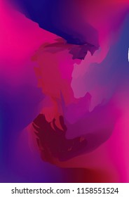Watercolor hand drawn gradient background. Abstract vector illustration. Hand drawn painting, color splashing on the paper. Expressive abstract watercolor illustration for wallpapers and postcards.