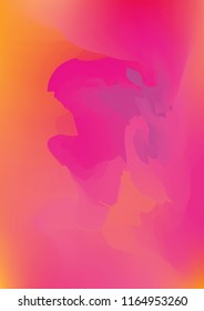 Watercolor hand drawn gradient background. Abstract vector illustration. Hand drawn painting, color splashing on the paper. Expressive abstract watercolor illustration for wallpapers and postcards.