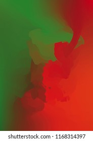 Watercolor hand drawn gradient background. Abstract vector illustration. Hand drawn painting, color splashing on the paper. Expressive abstract watercolor illustration for wallpapers and postcards.