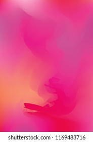 Watercolor hand drawn gradient background. Abstract vector illustration. Hand drawn painting, color splashing on the paper. Expressive abstract watercolor illustration for wallpapers and postcards.