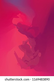 Watercolor hand drawn gradient background. Abstract vector illustration. Hand drawn painting, color splashing on the paper. Expressive abstract watercolor illustration for wallpapers and postcards.