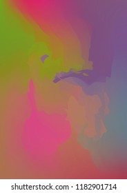 Watercolor hand drawn gradient background. Abstract vector illustration. Hand drawn painting, color splashing on the paper. Expressive abstract watercolor illustration for wallpapers and postcards.