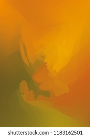 Watercolor hand drawn gradient background. Abstract vector illustration. Hand drawn painting, color splashing on the paper. Expressive abstract watercolor illustration for wallpapers and postcards.