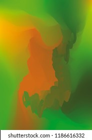 Watercolor hand drawn gradient background. Abstract vector illustration. Hand drawn painting, color splashing on the paper. Expressive abstract watercolor illustration for wallpapers and postcards.