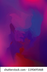 Watercolor hand drawn gradient background. Abstract vector illustration. Hand drawn painting, color splashing on the paper. Expressive abstract watercolor illustration for wallpapers and postcards.