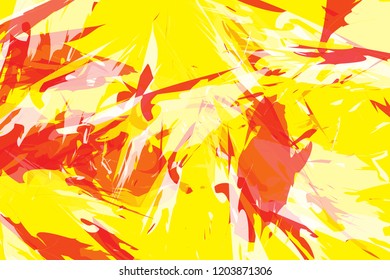 Watercolor hand drawn gradient background. Abstract bright vector illustration. Hand drawn painting, color splashing on the paper. Expressive spray illustration for wallpapers and postcards.