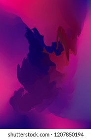Watercolor hand drawn gradient background. Abstract vector illustration. Hand drawn painting, color splashing on the paper. Expressive abstract watercolor illustration for wallpapers and postcards.