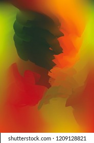 Watercolor hand drawn gradient background. Abstract vector illustration. Hand drawn painting, color splashing on the paper. Expressive abstract watercolor illustration for wallpapers and postcards.