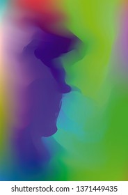 Watercolor hand drawn gradient background. Abstract vector illustration. Hand drawn painting, color splashing on the paper. Expressive abstract watercolor illustration for wallpapers and postcards.