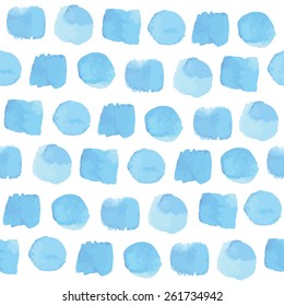 watercolor hand drawn pattern