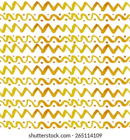 watercolor hand drawn pattern