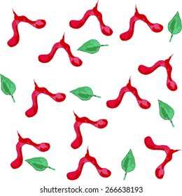 watercolor hand drawn pattern
