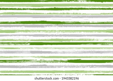Watercolor hand drawn straight lines vector seamless pattern. Variegated linen fabric print design. Old style texture straight lines, stripes background graphics. Seamless backdrop.