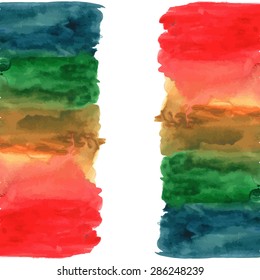 Watercolor hand paint background. Can be used for template, business card, wallpaper. Vector illustration