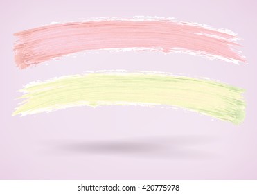 Watercolor hand painted design elements.