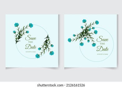 Watercolor hand painted round frame wreath with eucalyptus leaves and branches. Healing Herbs for cards, wedding invitation, save the date or greeting design, Isolated, editable vector, wedding card.