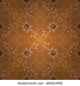 Watercolor hand painting of abstract flowers, seamless pattern vector background.