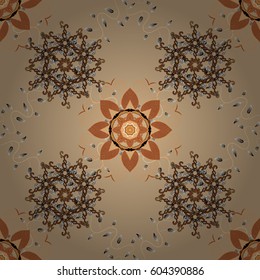 Watercolor hand painting of abstract flowers, seamless pattern vector background.