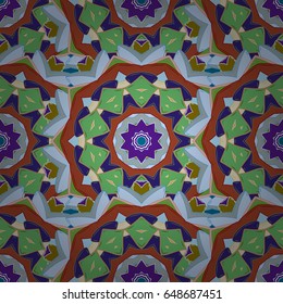 Watercolor hand painting of abstract flowers, seamless pattern vector background.