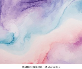 Watercolor hand painting colorful abstract background with paper texture