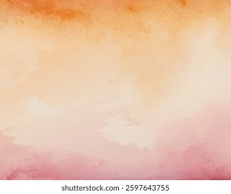 Watercolor hand painting colorful abstract background with paper texture