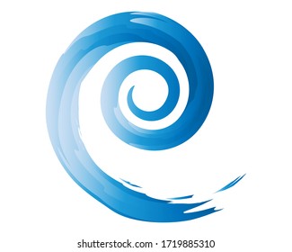 Watercolor hand-drawn design element. Vector Illustration