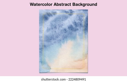 Handgemachter Wasserdruck Abstrakter Hintergrund