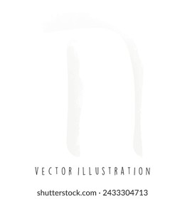 Watercolor Happy Hanukkah with dreidel. Vector Illustration