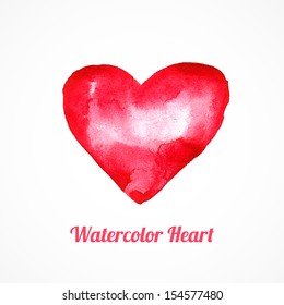 Watercolor heart