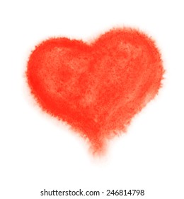 Watercolor heart