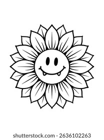 Watercolor icons sunflowers emoticon element background 