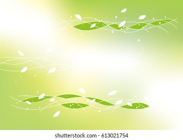 Watercolor illustration of green image.
