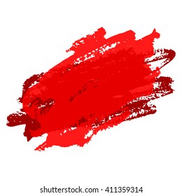 Watercolor imitation. Watercolor blobs, Watercolor brushes. Abstract watercolor background for your design flyers, banners, brochures, report cover, posters etc. Watercolor Poster Template. Vector EPS