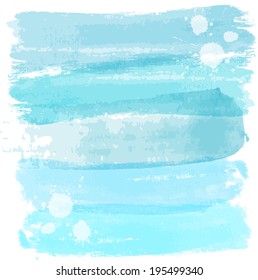 Watercolor imitation blue lines background