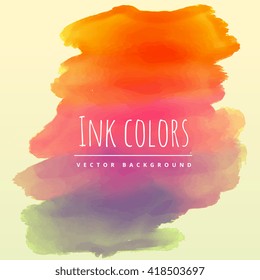 watercolor ink background