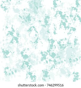 watercolor ink stain pattern in different shades of light green

on white background, vector illustration
