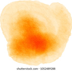 Watercolor isolate spot