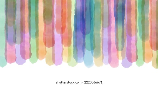 Watercolor Japanese paper colorful background