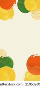 Watercolor and Japanese Pattern Background